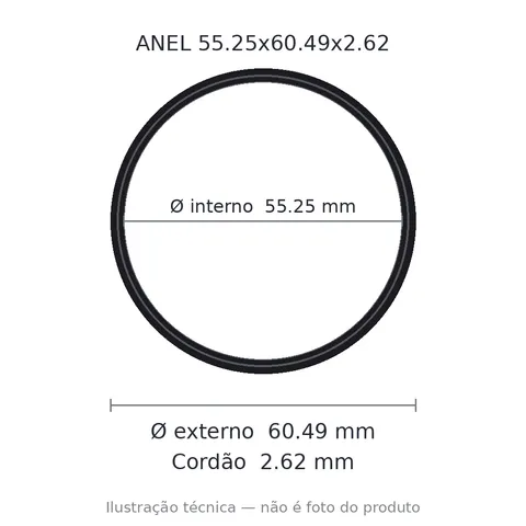 Anel 2139 55,25x60,49x2,62