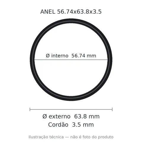 Anel 2228-56,74x63,8x3,5