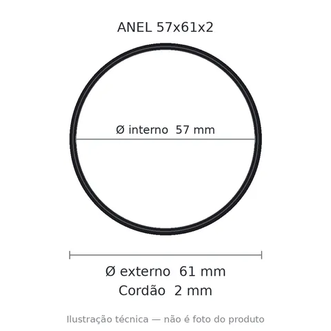 Anel 7635 57x61x2