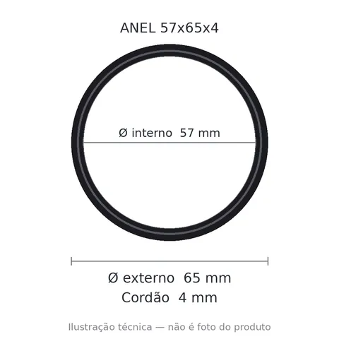 Anel 7172 57x65x4