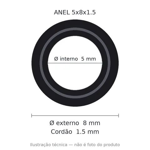 Anel 7239 5x8x1,5
