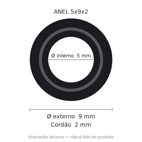Anel 7222 5x9x2