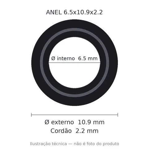 Anel 7908 6,5x10,9x2,2