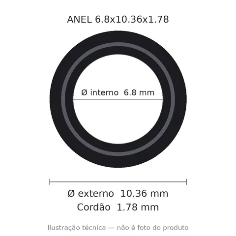 Anel 7247 6,8x10,36x1,78