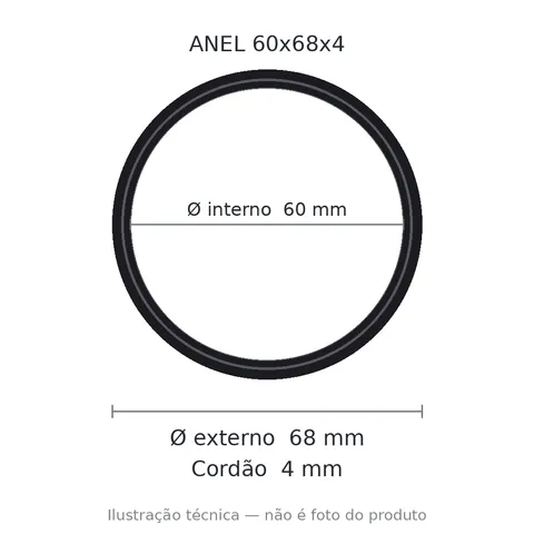 Anel 7184 60x68x4
