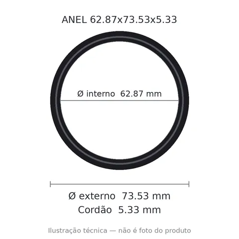 Anel 2333 62,87x73,53x5,33