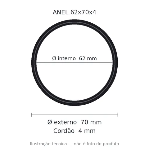Anel 7579 62x70x4