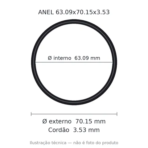 Anel 2230 63,09x3,53