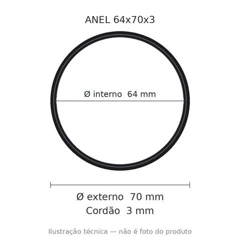 Anel 7371 64x70x3