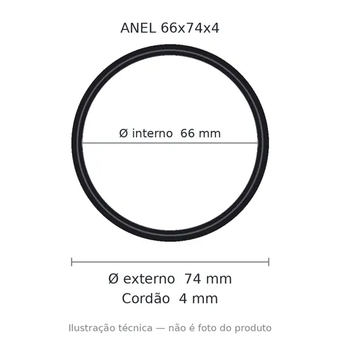 Anel 7406 66x74x4