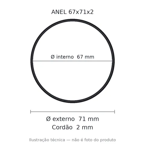 Anel 7800 67x71x2