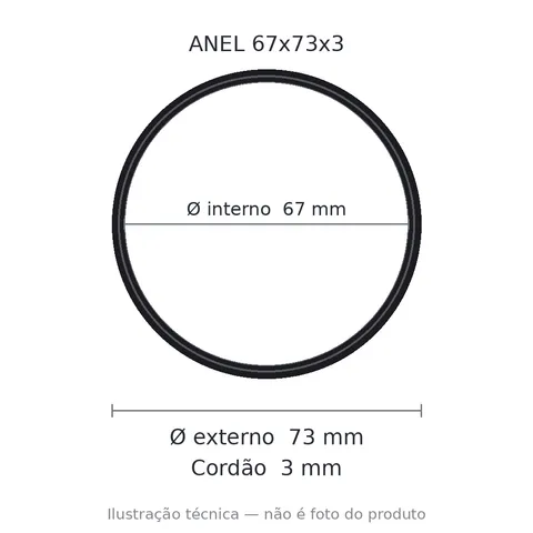 Anel 7661 67x73x3