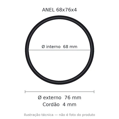 Anel 7660 68x76x4