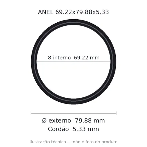 Anel 2335 69,22x79,88x5,33