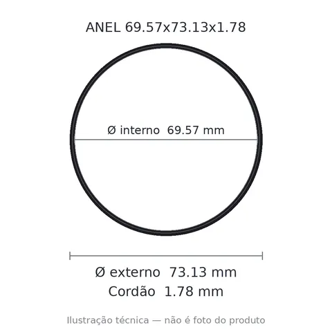 Anel 2039 69,57x73,13x1,78