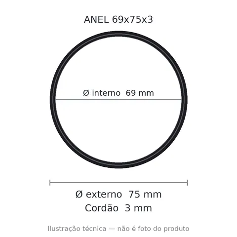 Anel 7023 69x75x3