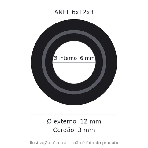 Anel 7955 6x12x3