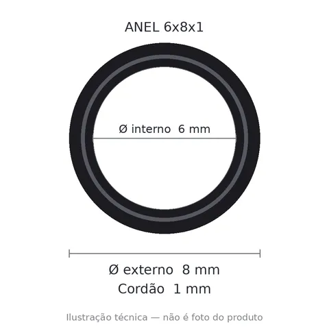 Anel 7811 6x8x1