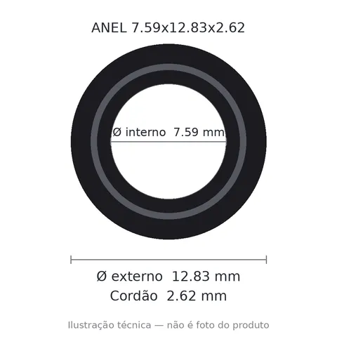 Anel 2109-7,59x12,83x2,62