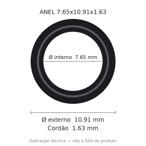 Anel 3903 7,65x10,91x1,63