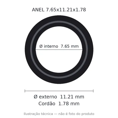 Anel 2011 7,65x11,21x1,78