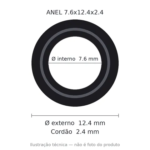 Anel 7271 7,6x12,4x2,4
