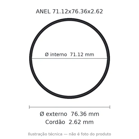 Anel 2149 71,12x76,36x2,62