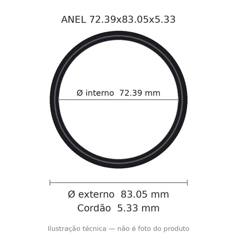 Anel 2336 72,39x83,05x5,33