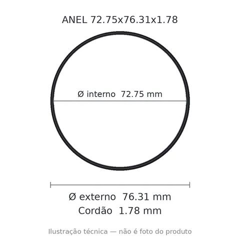 Anel 2040 72,75x76,31x1,78