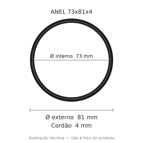 Anel 7832 73x81x4