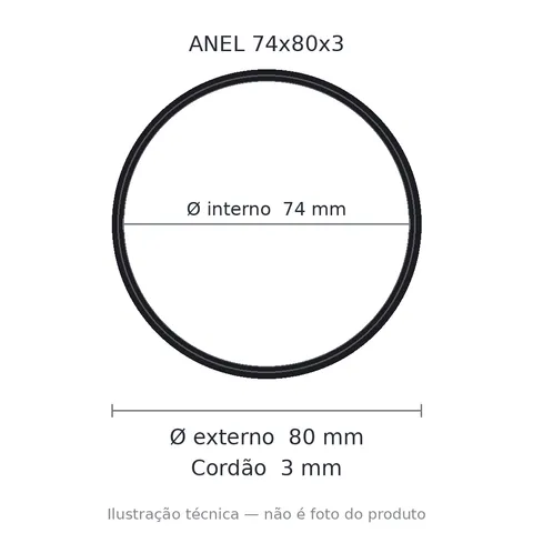 Anel 7042 74x80x3