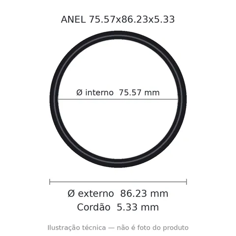 Anel 2337 75,57x86,23x5,33