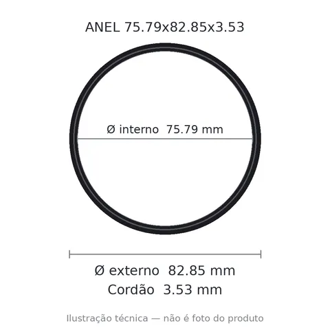 Anel 2234 75,79x82,85x3,53