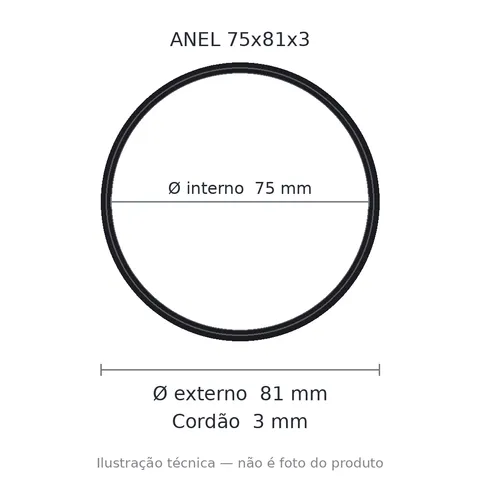 Anel 7137 75x81x3