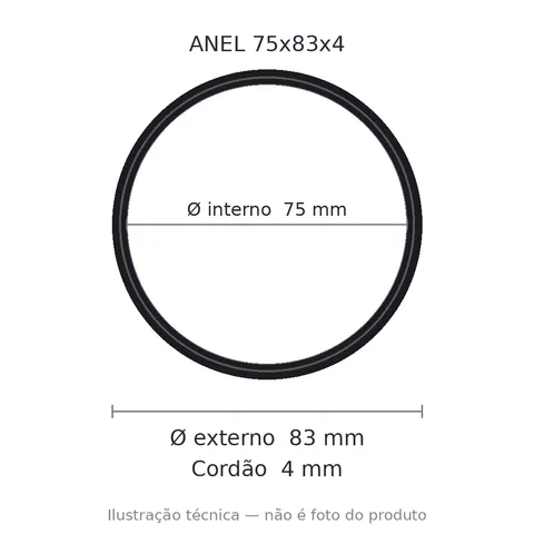 Anel 7614-75x83x4