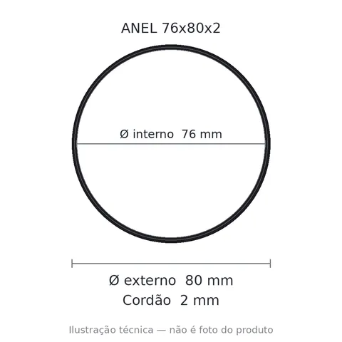Anel 7963 76x80x2