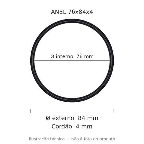 Anel 7424 76x84x4