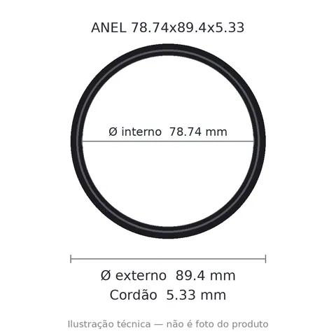 Anel 2338 78,74x89,4x5,33
