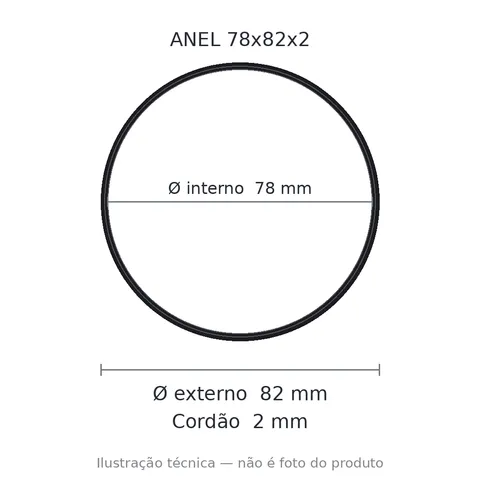 Anel 7237 78x82x2