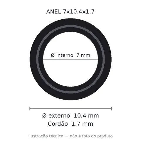 Anel 7330 7x10,4x1,7