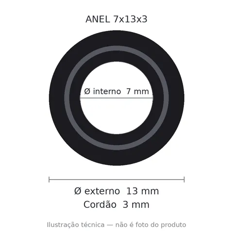 Anel 7041 7x13x3