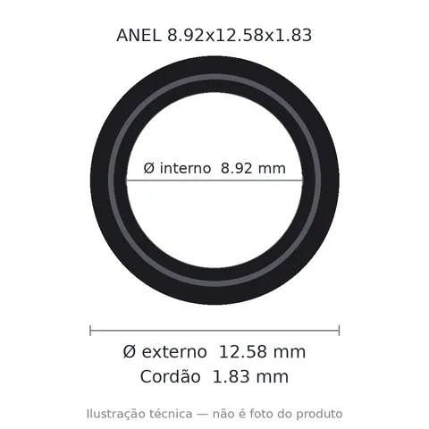 Anel 3904 8,92x12,58x1,83