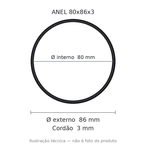 Anel 7063 80x86x3