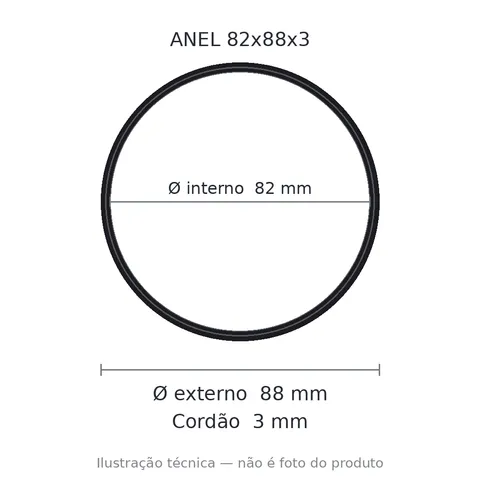 Anel 7568 82x88x3