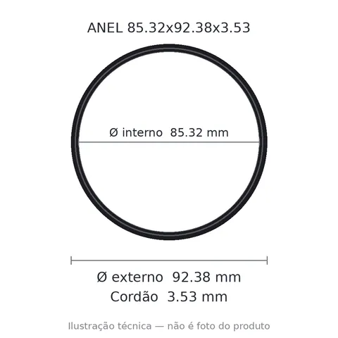 Anel 2237 85,32x92,38x3,53
