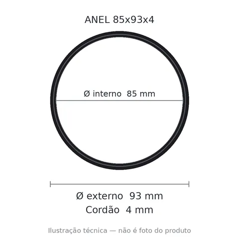 Anel 7582 85x93x4