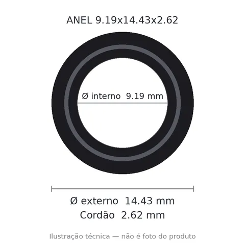 Anel 2110 9,19x14,43x2,62