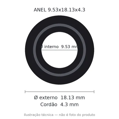 Anel 7006 9,53x4,3