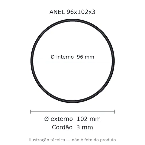 Anel 7446 96x102x3