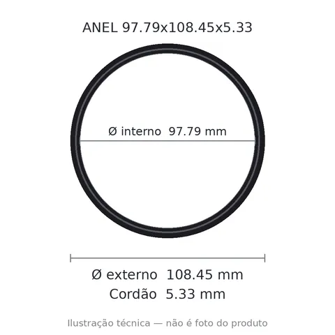 Anel 2344 97,79x108,45x5,33